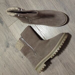 Cougar Neptune waterproof leather faux fur lined winter boots